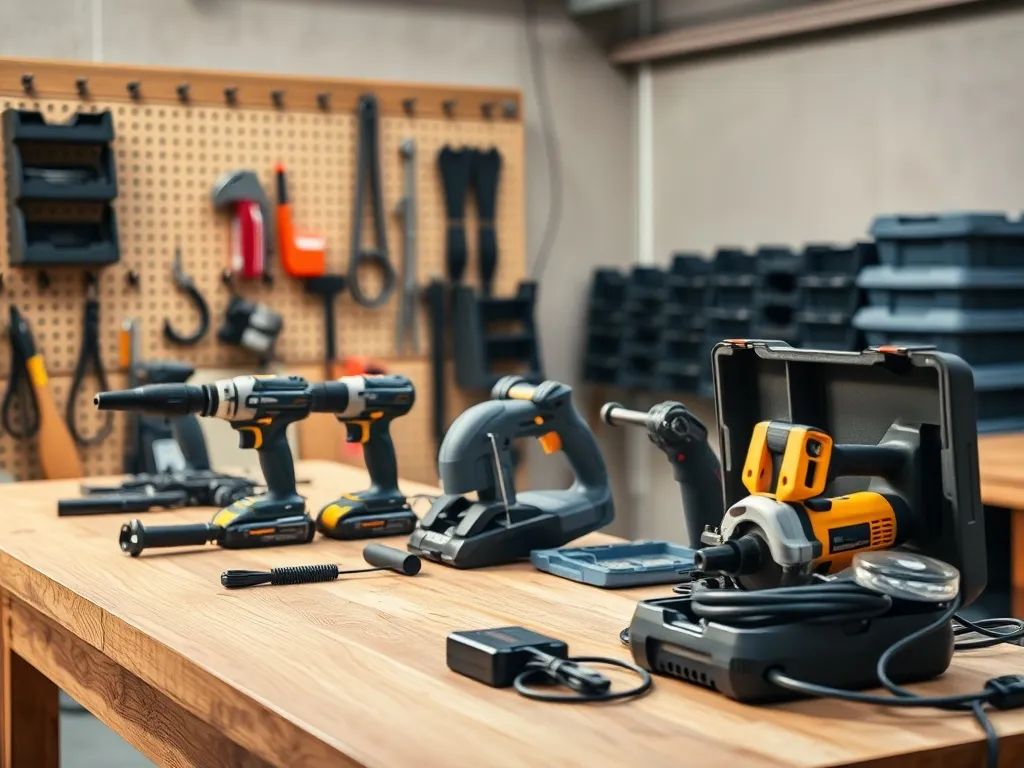 Prawidłowe przechowywanie elektronarzędzi po pracy w warsztacie